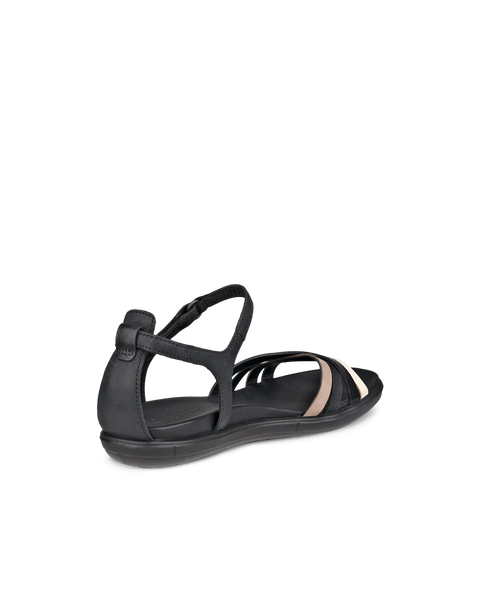 ECCO Women's Simpil Flat Sandals - Black - Back