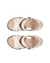 Women's ECCO® Sculpted Sandal LX 55 Leather Heeled Sandal - Beige - Top left pair