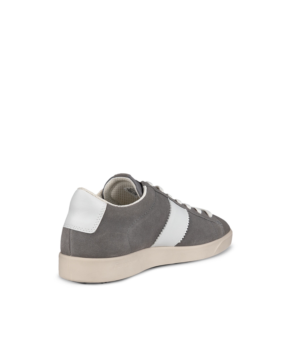 ECCO® Street Lite baskets en cuir pour femme - Gris - Back