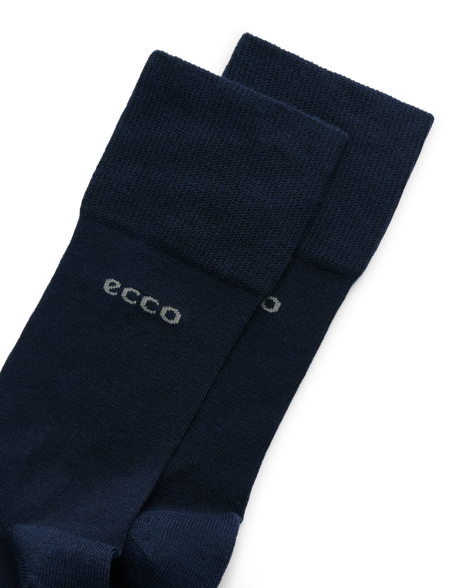 ECCO Classic Longlife Mid-cut Socks  - Blue - Detail-1