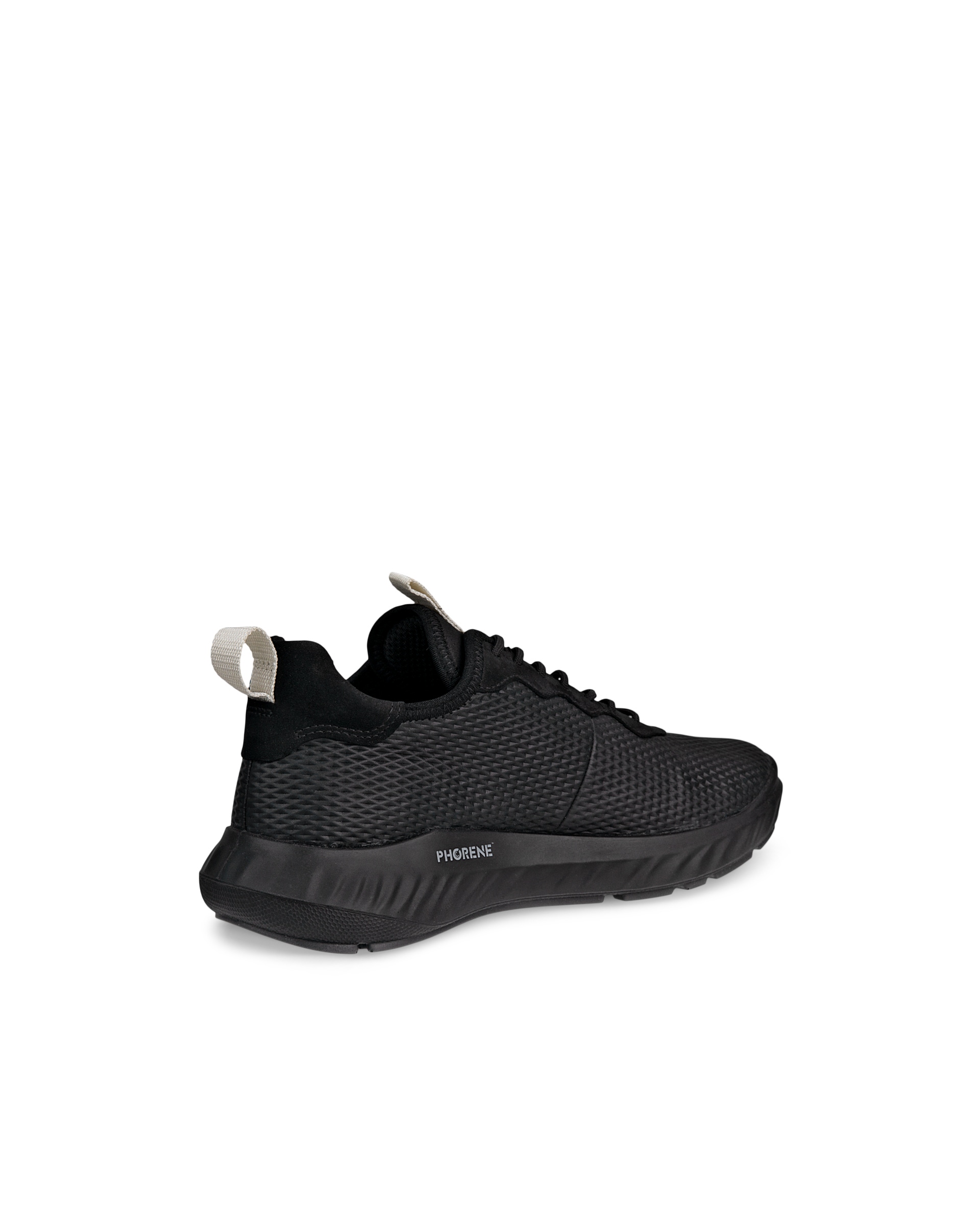 ECCO Women Ath-1F Street Style Leather Sneakers - Black - Back