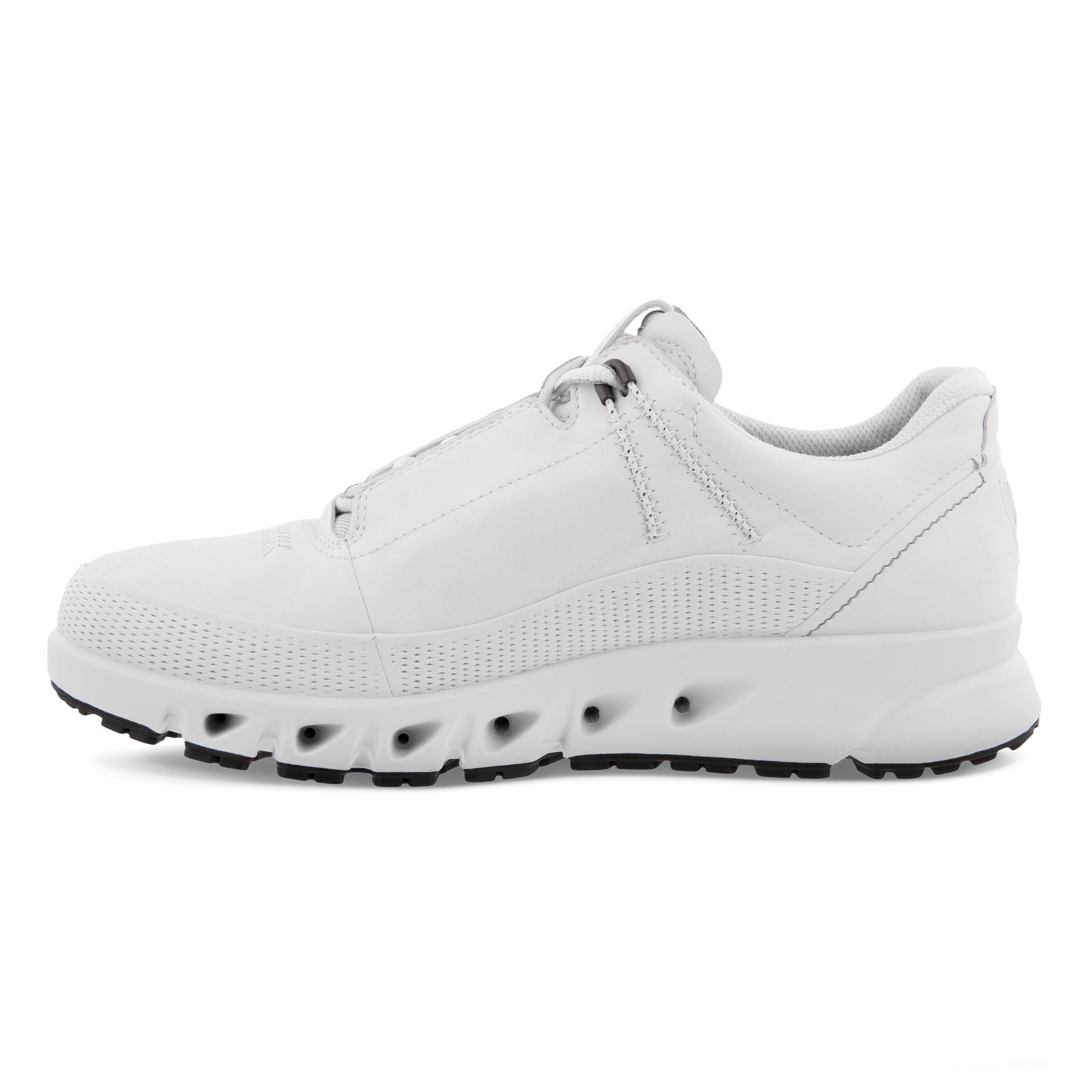 ECCO Multi Vent Low メンズ レザーGore-Texアウトドアスニーカー - 白 - Inside