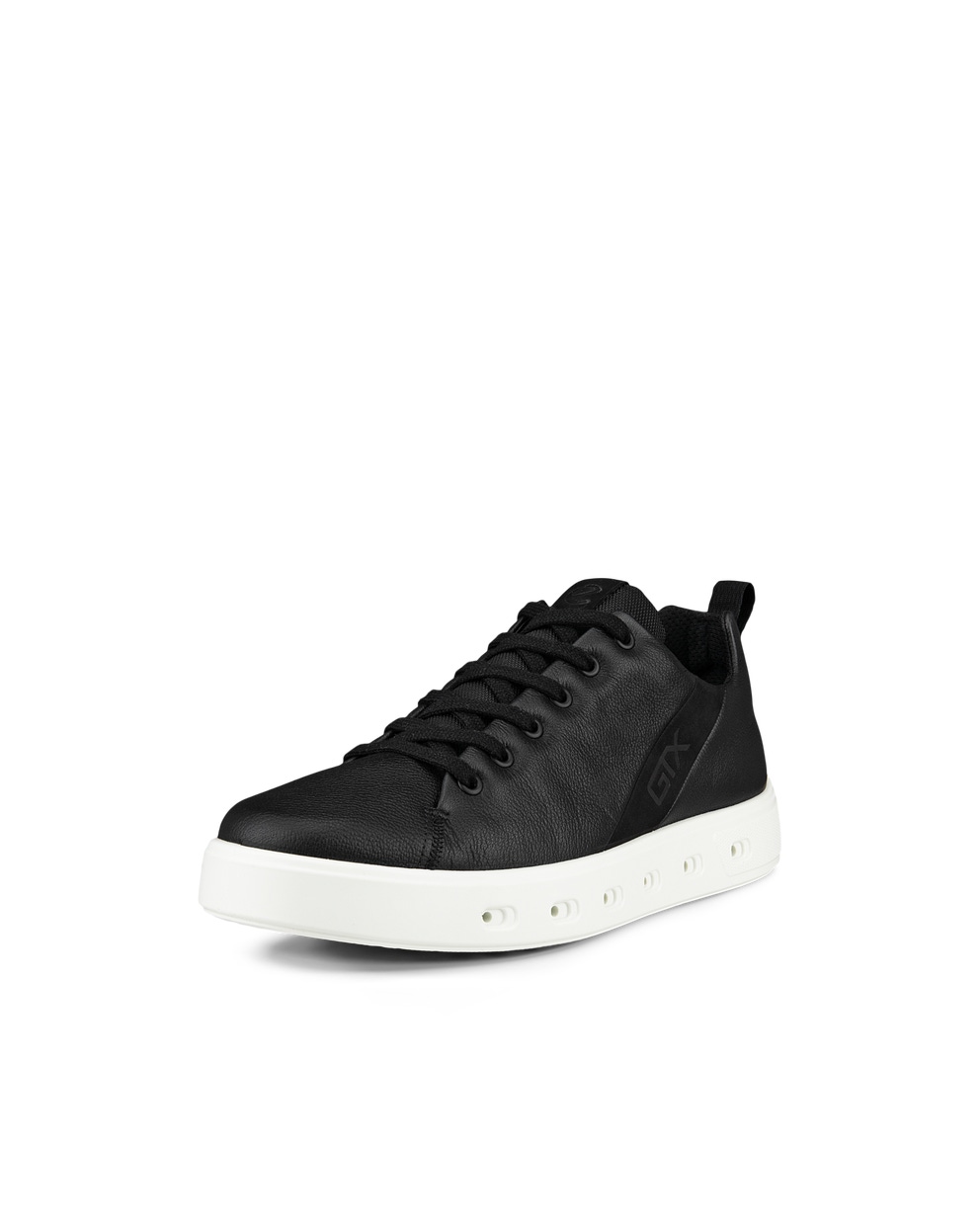 Men's ECCO® Street 720 Leather Gore-Tex Sneaker - Black - Main