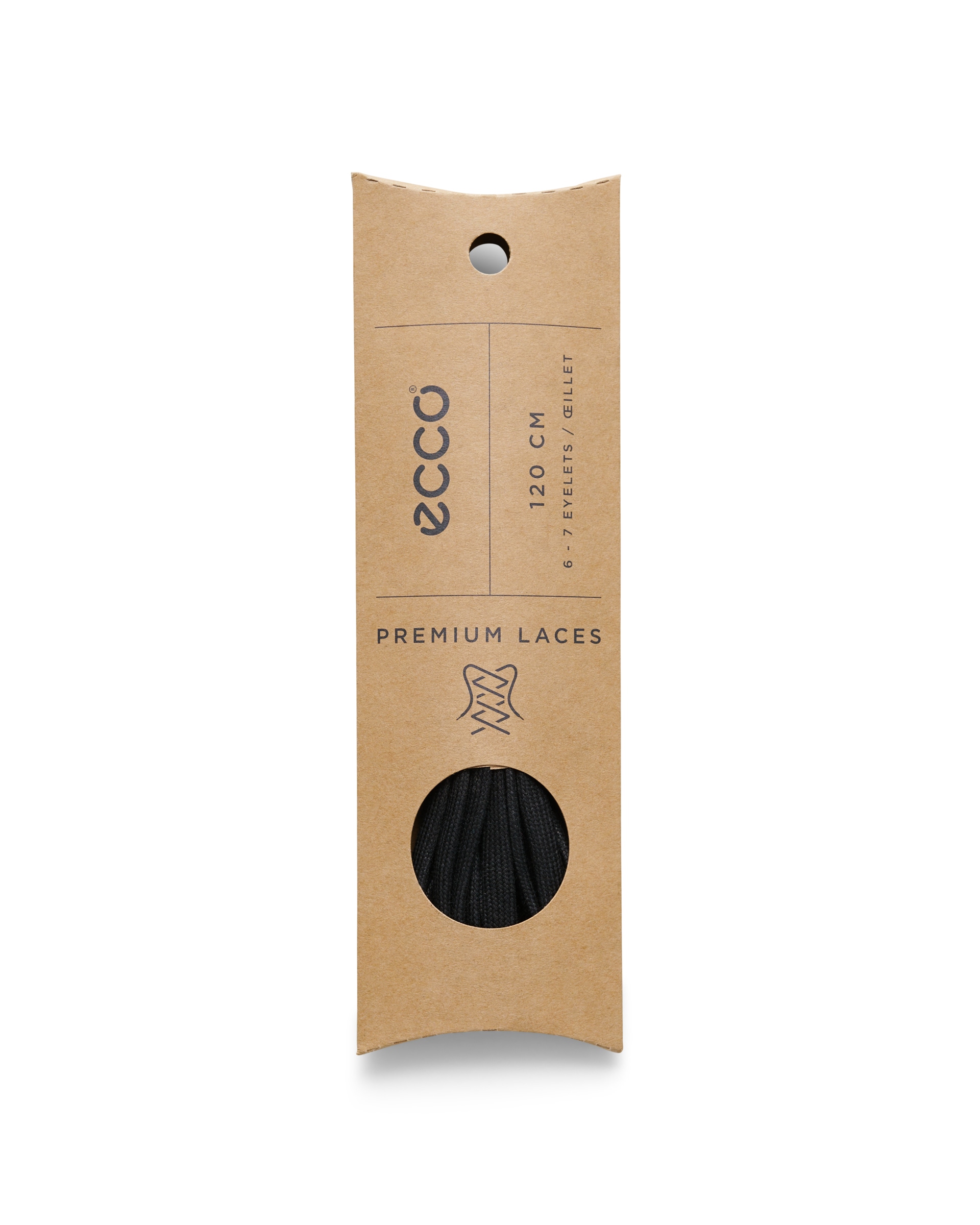 ECCOยฎ Soft 7 Laces - Black - Detail-2