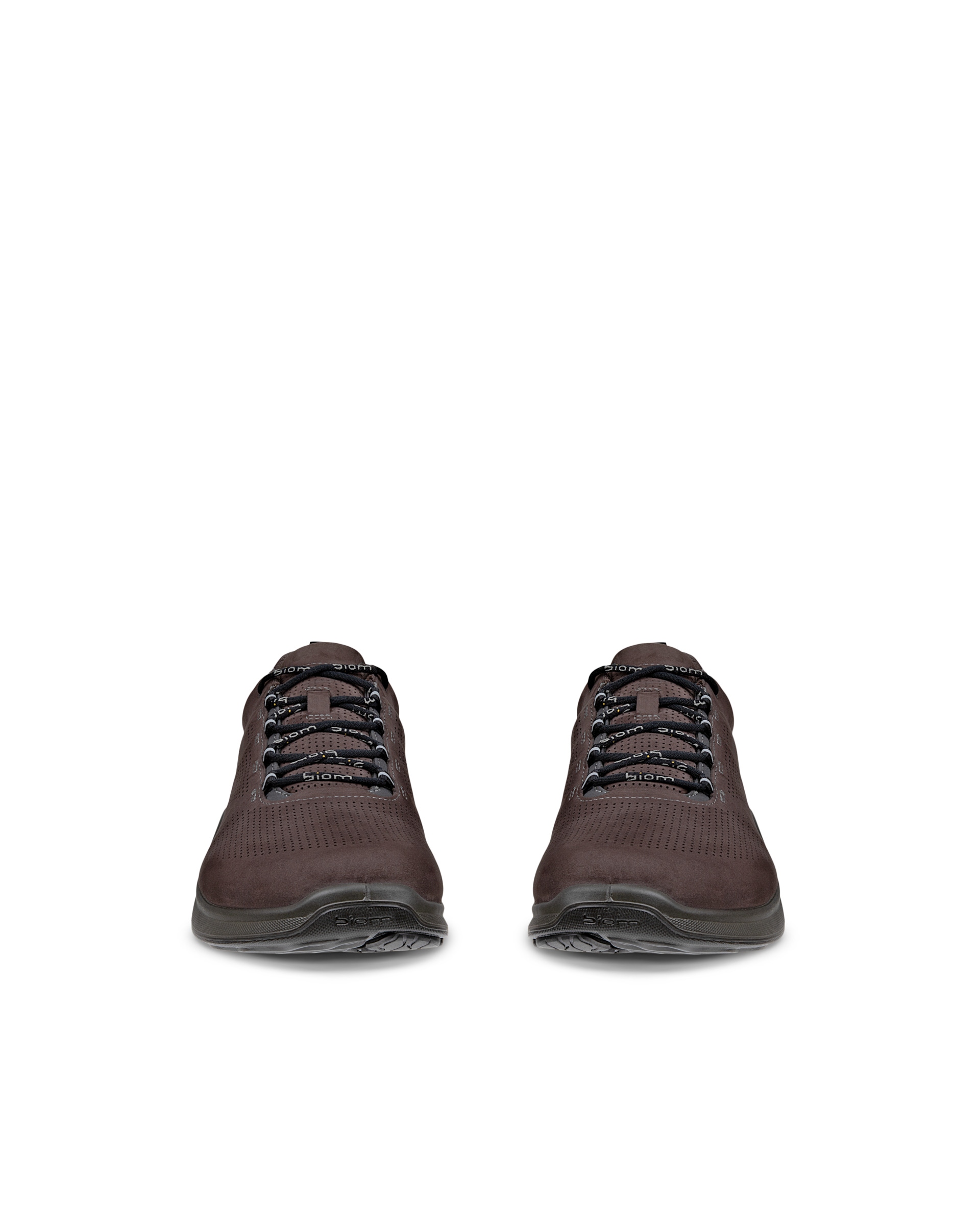 ECCO Men's Biom® Fjuel Low Nub Shoes - Brown - Front pair