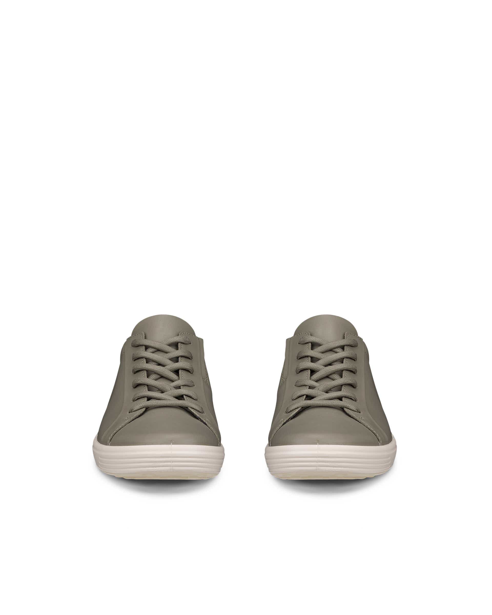 Dámske kožené tenisky ECCO® SOFT 7 - Zelená - Front pair