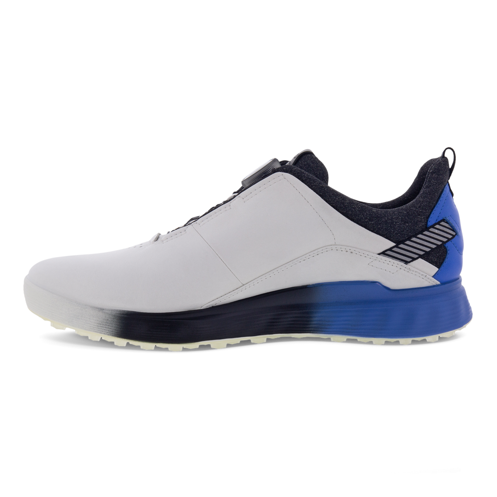 Zapatos golf de piel Gore-Tex ECCO® Golf S-Three para hombre - Blanco - Inside