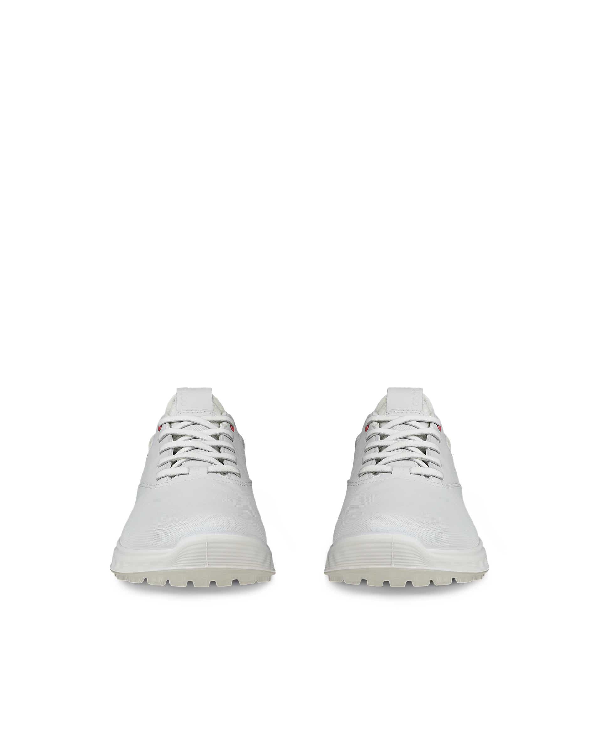 Ladies ECCO® Golf S-Three Leather Gore-Tex Shoe - White - Front pair