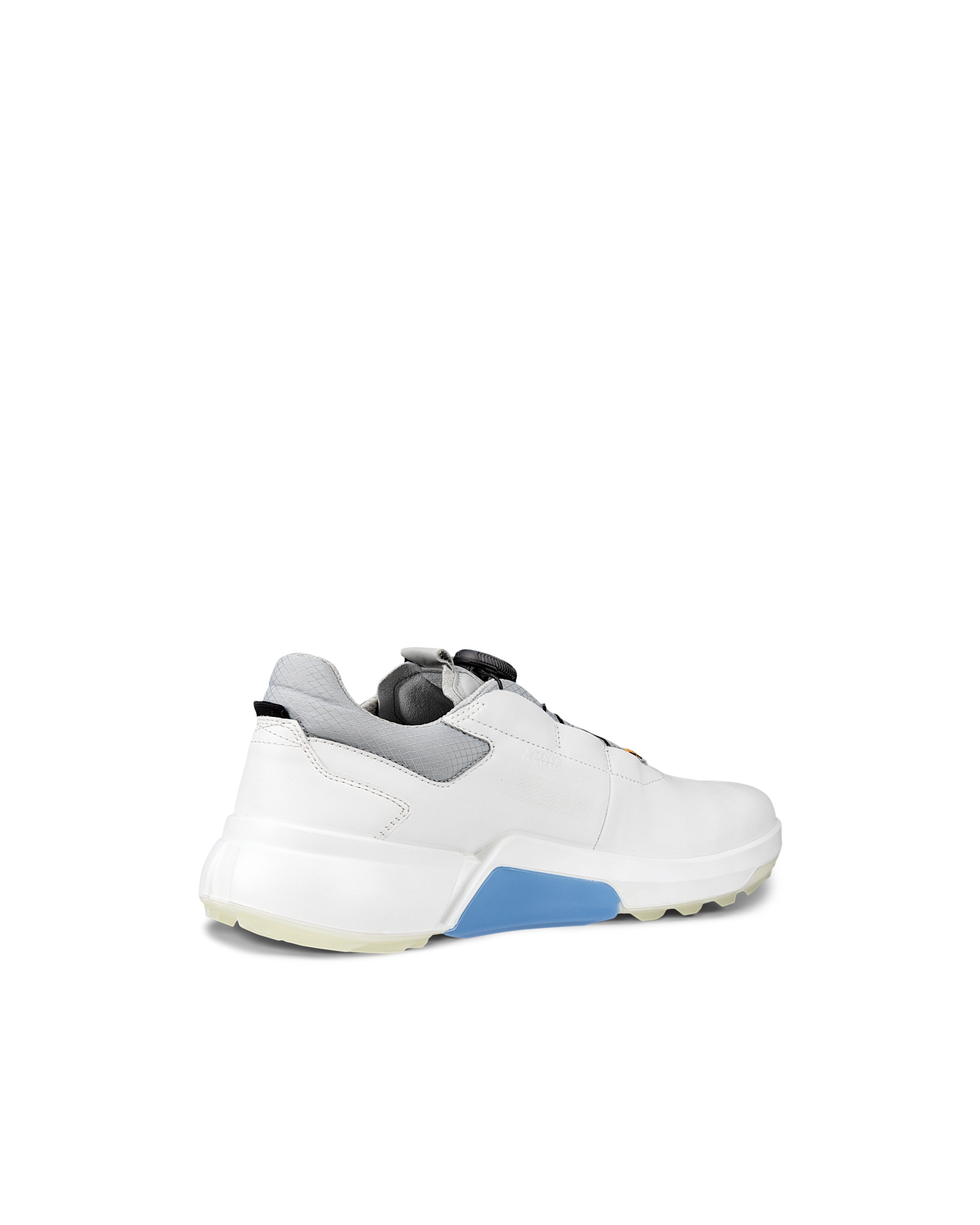 Men's ECCO® Golf Biom H4 Leather Gore-Tex Shoe - White - Back