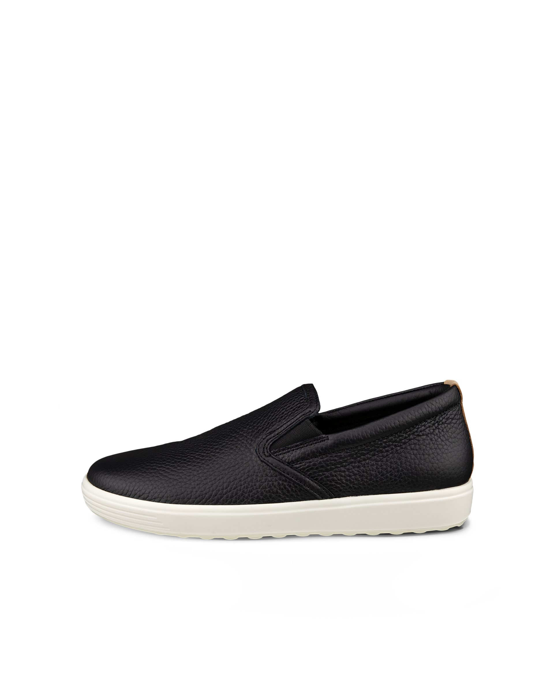 Women's ECCO® Soft 7 Leather Slip-On | Black