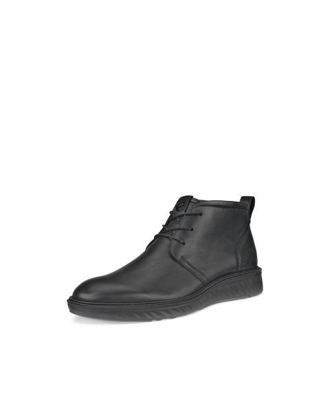 Men's ECCO® ST.1 Hybrid Leather Gore-Tex Chukka Boot | Black
