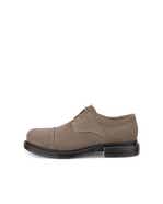 Men's ECCO Metropole Seoul Suede Derby Shoe - Brown - Outside