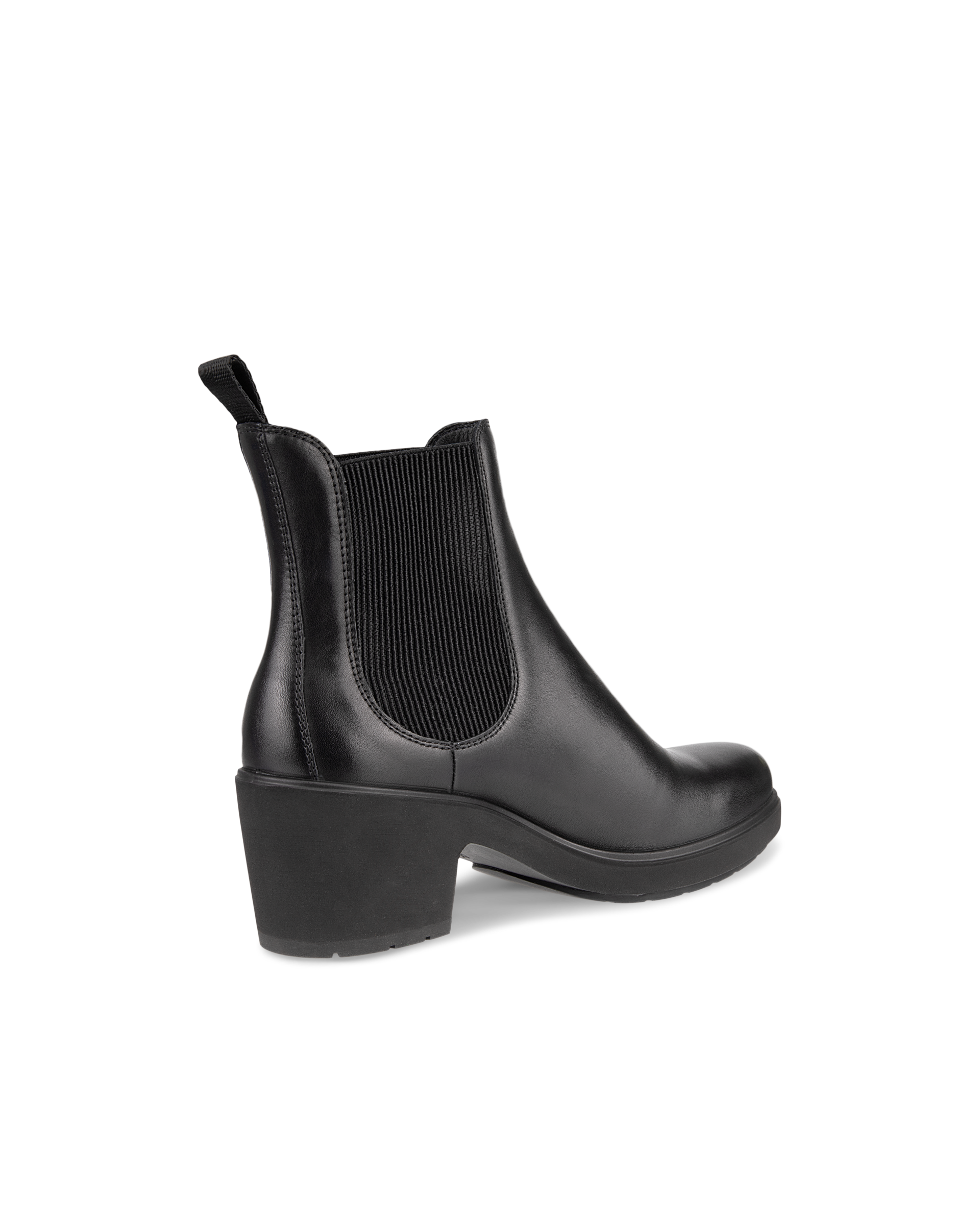 ECCO® Metropole Zurich botte Chelsea en cuir pour femme - Noir - Back