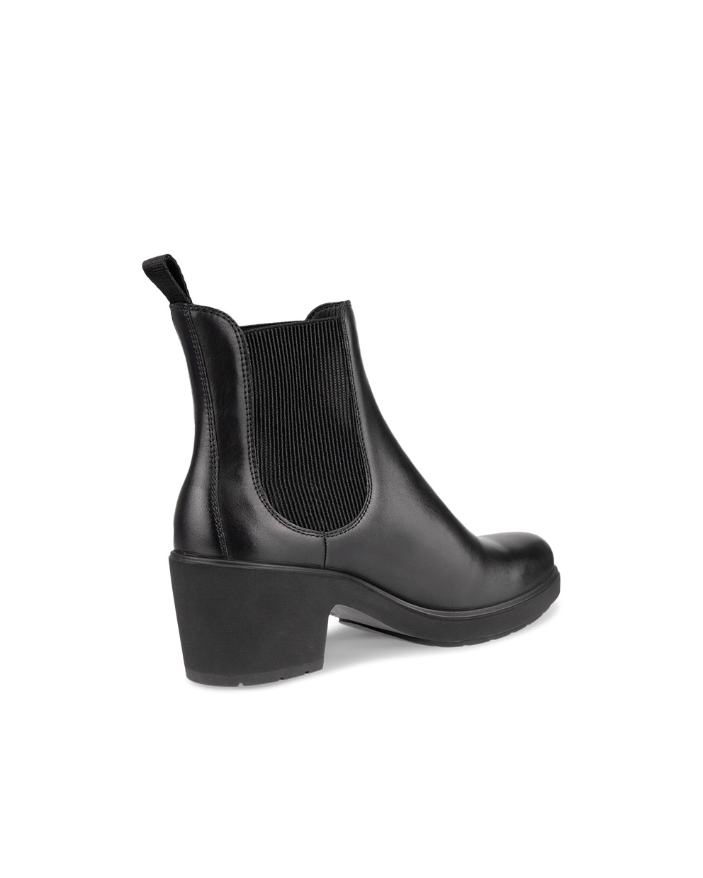 Women's ECCO® Metropole Zurich Leather Chelsea Boot - Black - Back