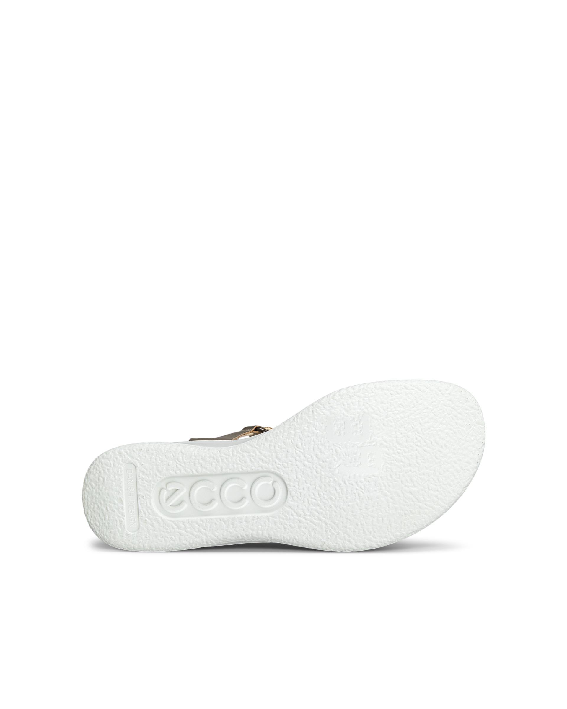 ECCO® Flowt LX sandale compensée cuir pour femme - Doré - Sole