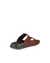 Women's ECCO® Cozmo Leather Two Strap Sandal - Brown - Back