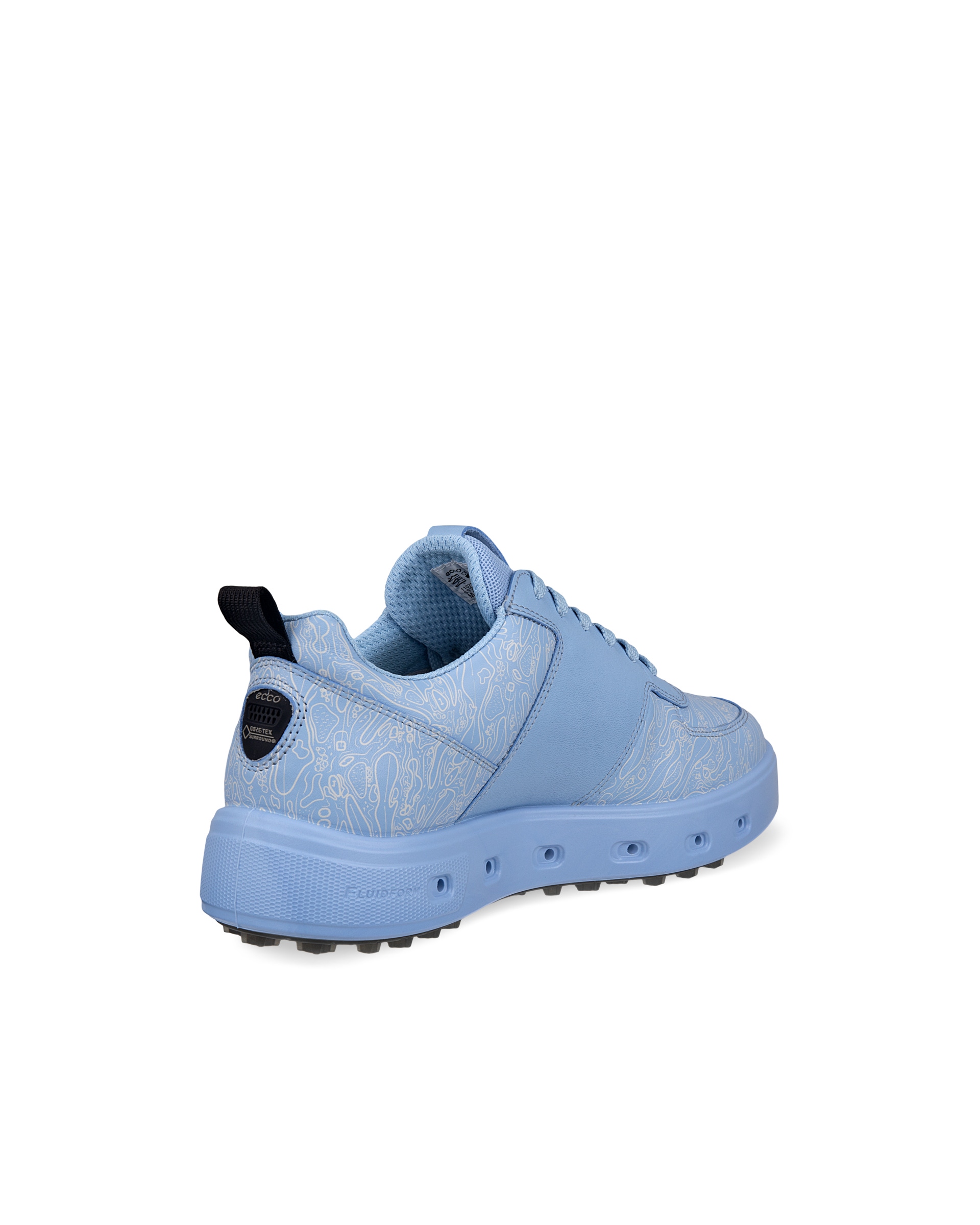 ECCO STREET 720 WOMEN'S GOLF SHOE - Blue - Back