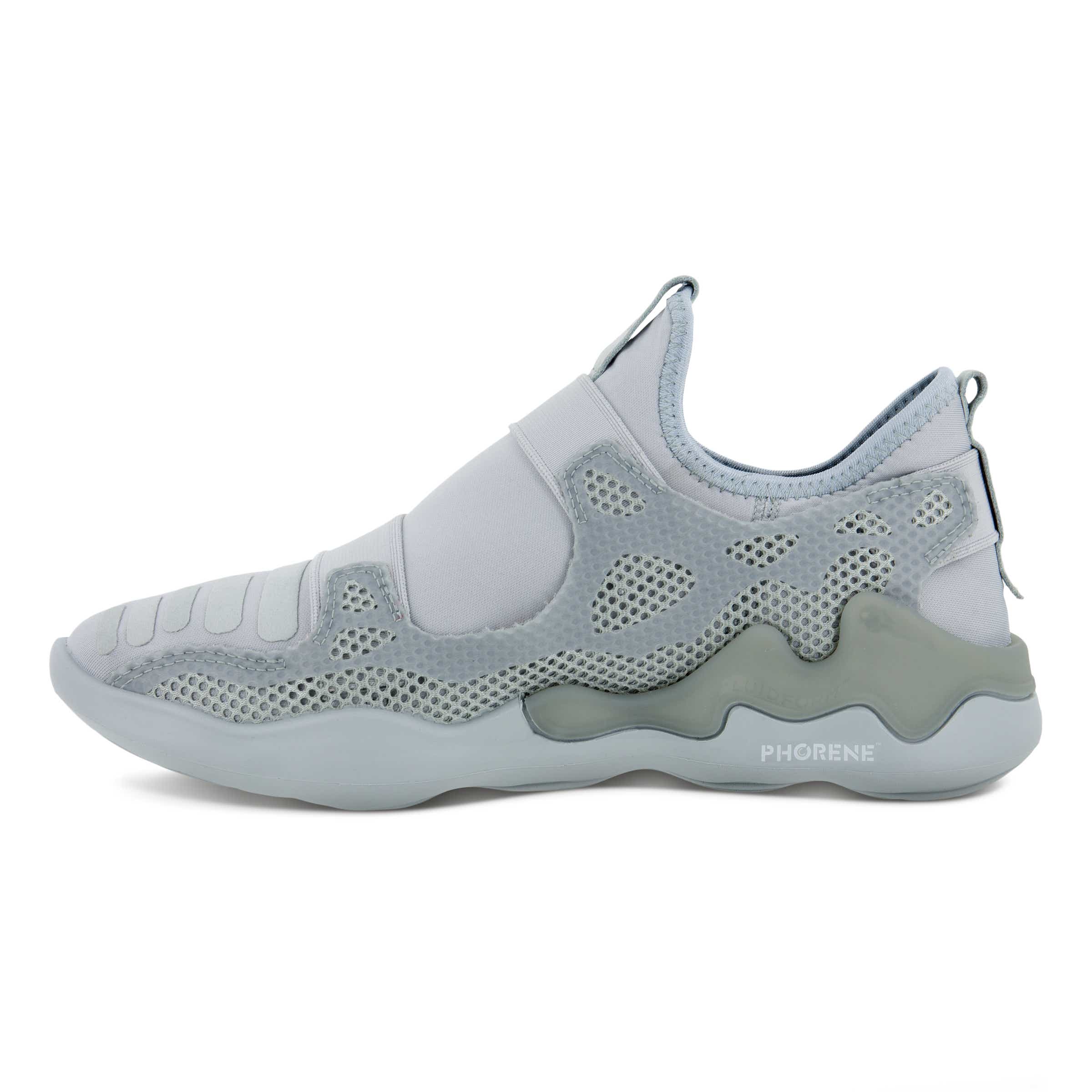 Zapatillas de tela ECCO® Elo para mujer - Gris - Inside