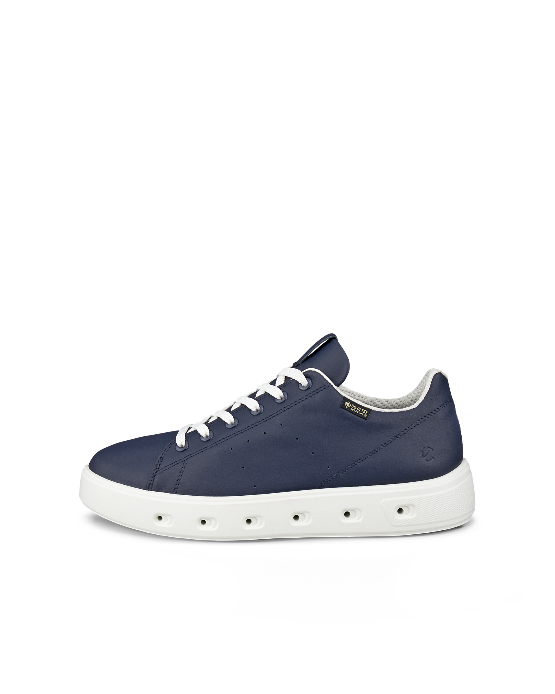 Zapatillas de piel Gore-Tex ECCO® Street 720 para mujer - Azul - Outside