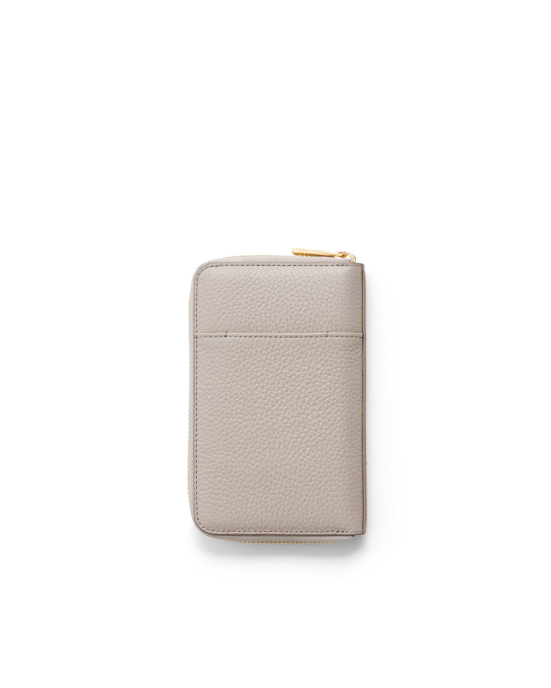 Carteira grande couro ECCO® Wallet - Bege - Back