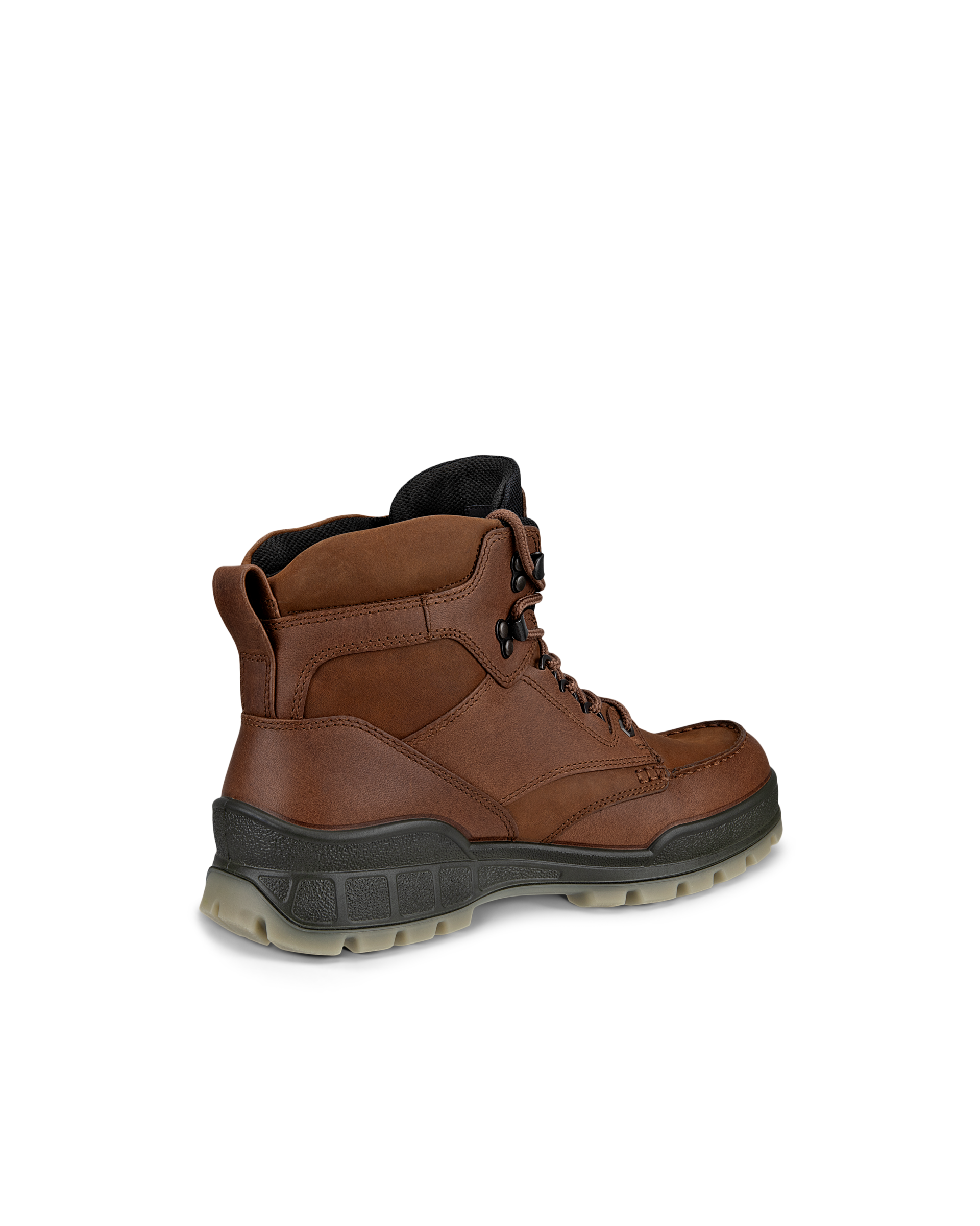 Men's ECCO® Track 25 Leather Gore-Tex Mid-Cut Outdoor Boot - Brown - Back