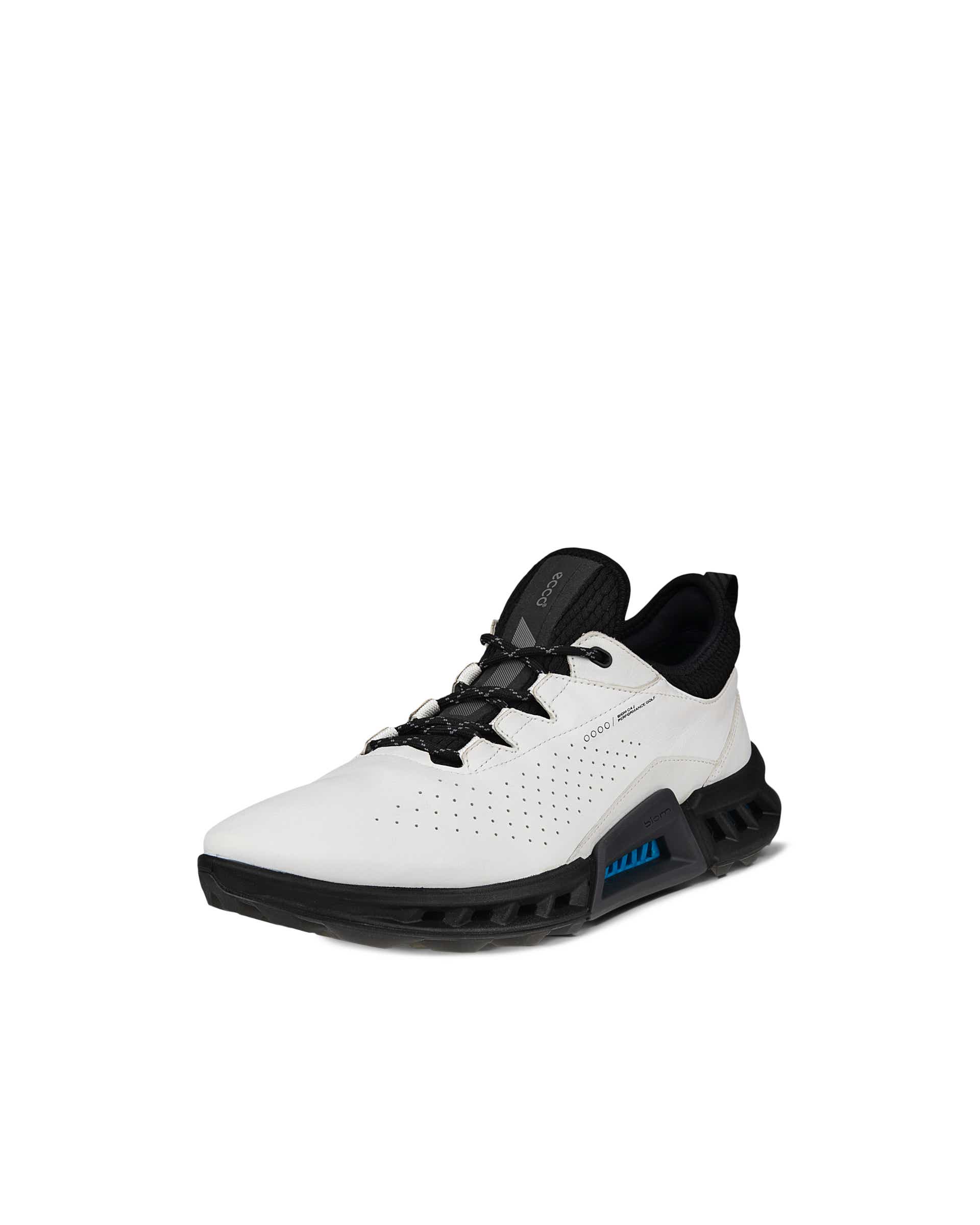 ECCO Golf BIOM C4 メンズ レザーGore-Texゴルフシューズ - 白 - Main