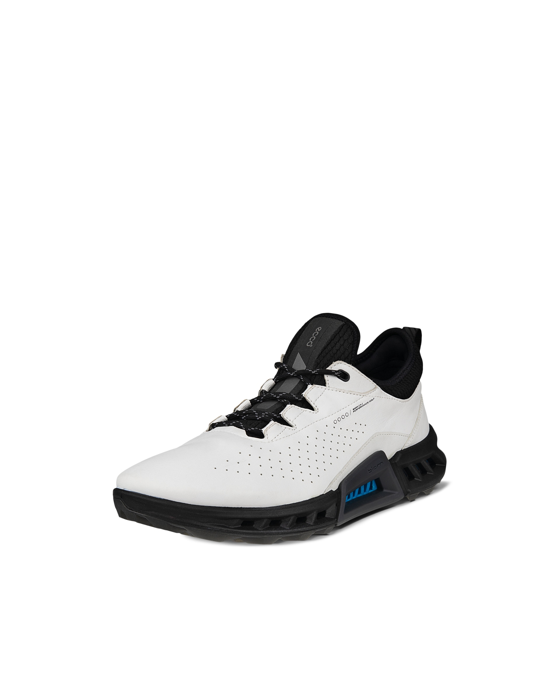 ECCO Golf BIOM C4 メンズ レザーGore-Texゴルフシューズ - 白 - Main
