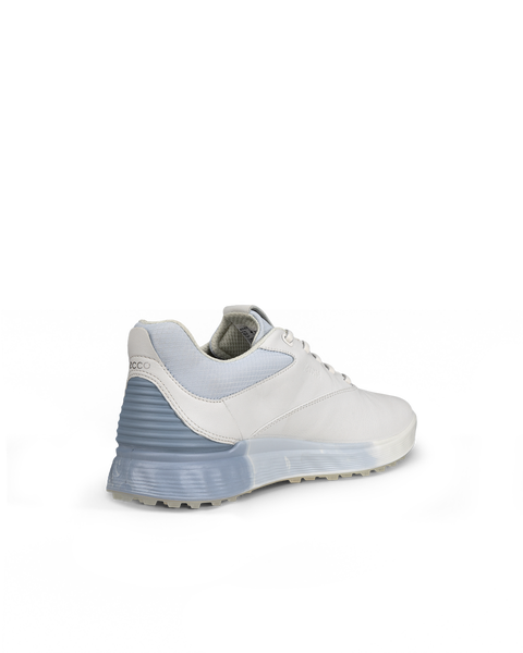 Zapatos golf de piel Gore-Tex ECCO® Golf S-Three para mujer - Blanco - Back