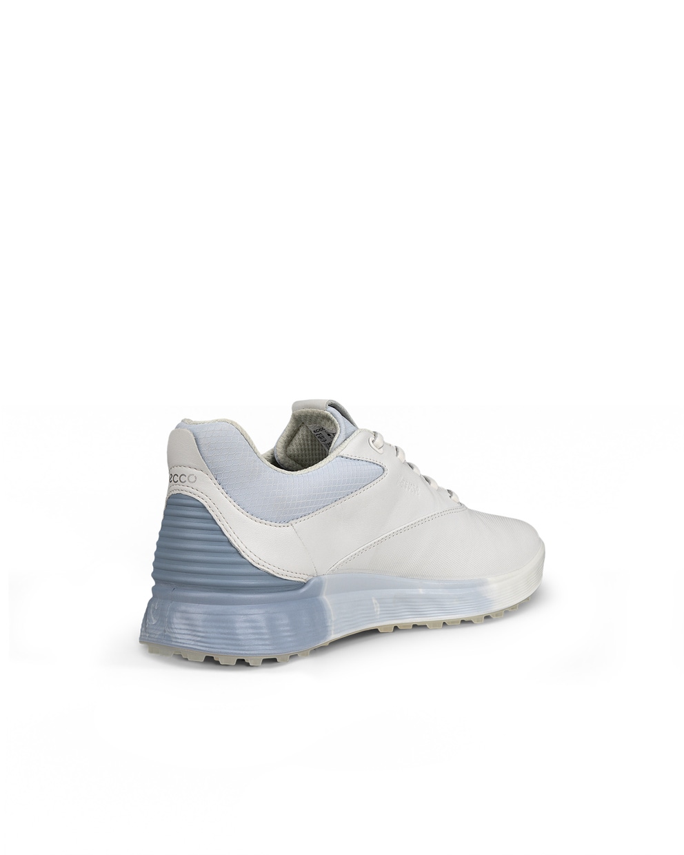 Women's ECCO® Golf S-Three Leather Gore-Tex Golf Shoe - White - Back