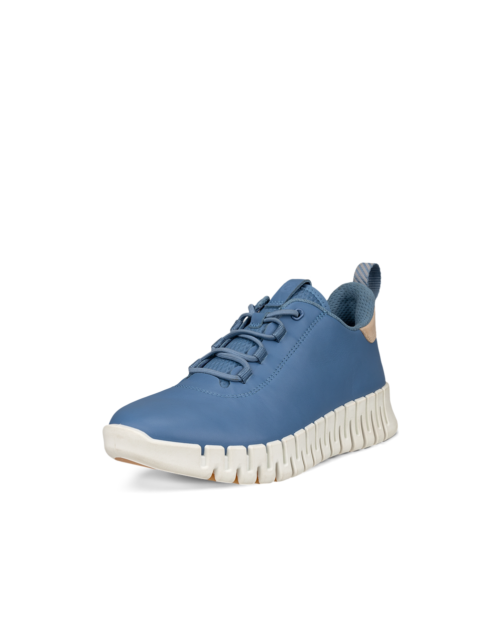 Women's ECCO® Gruuv Leather Sneaker - Blue - Main