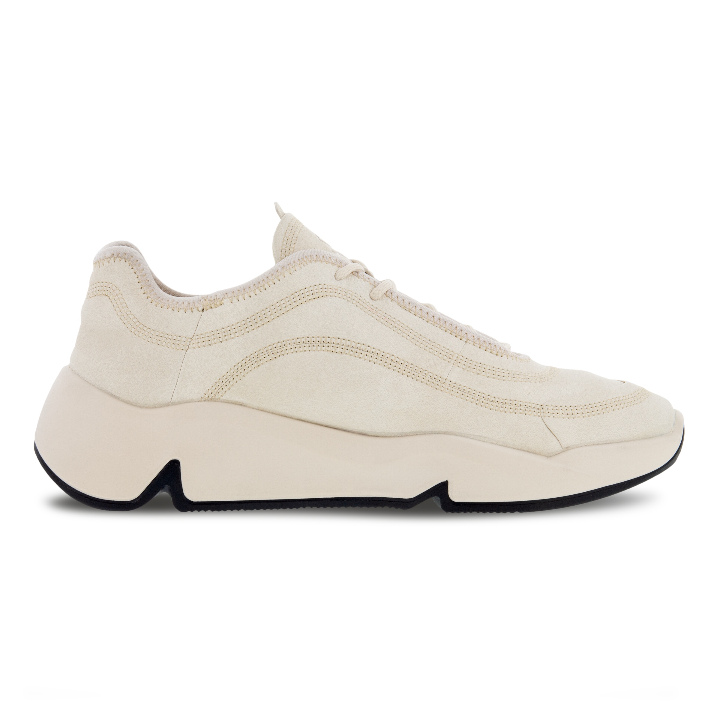 Men's Tonal ECCO Chunky Sneaker - Beige - Outside