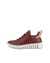 Women's ECCO® Gruuv Leather Sneaker - Red - Outside