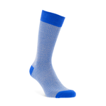 Men's ECCO® Herringbone Crew Socks - Blue - Main