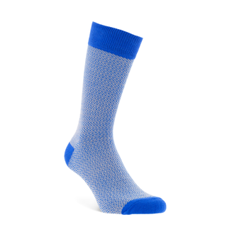 ECCO® Herringbone chaussettes mi-hautes pour homme - Bleu - Main