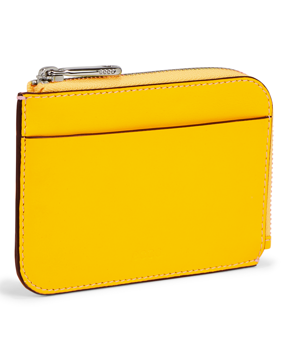 ECCO® Leather Card Case - Yellow - Main