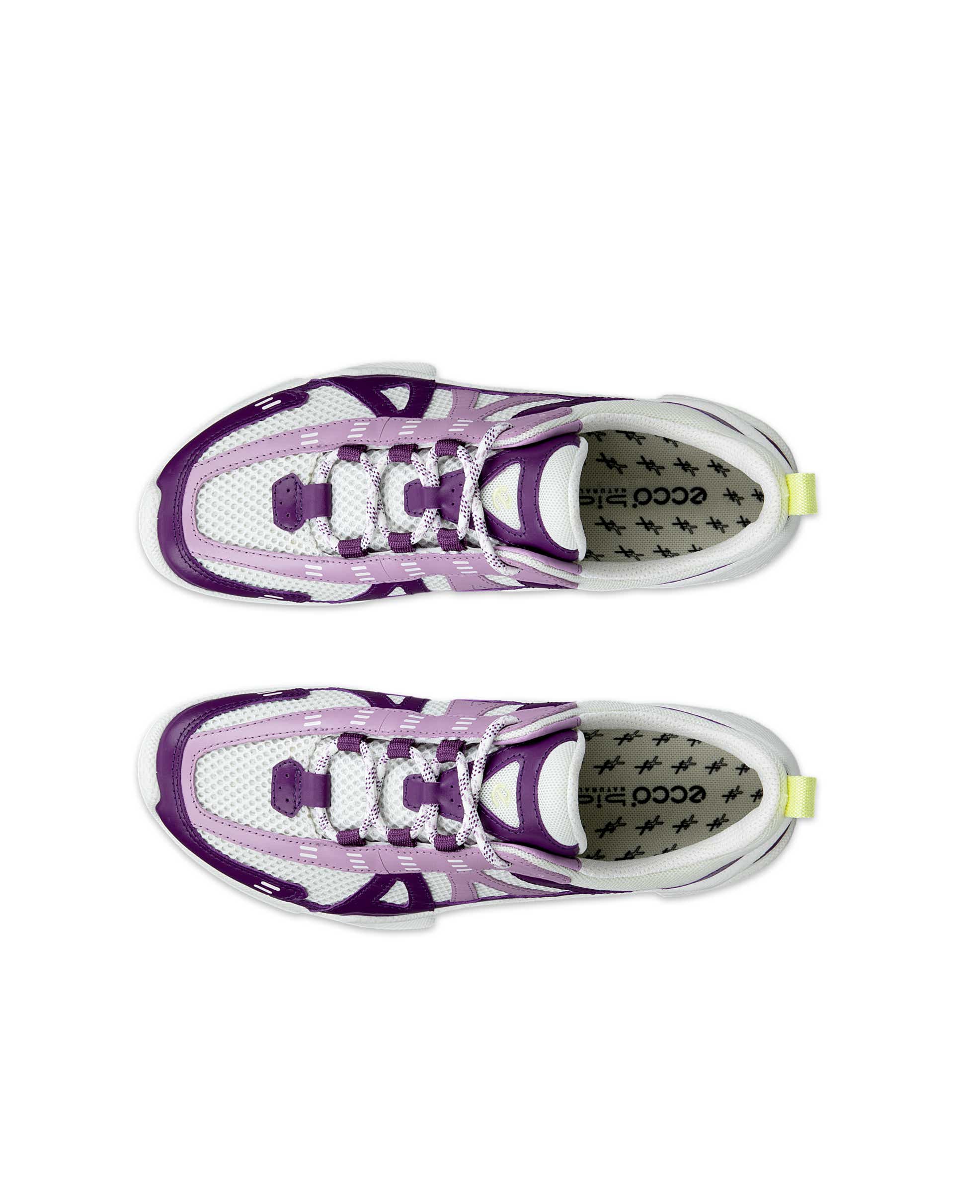 Zapatillas de montaña de piel ECCO® BIOM C-Trail para mujer - Violeta - Top left pair