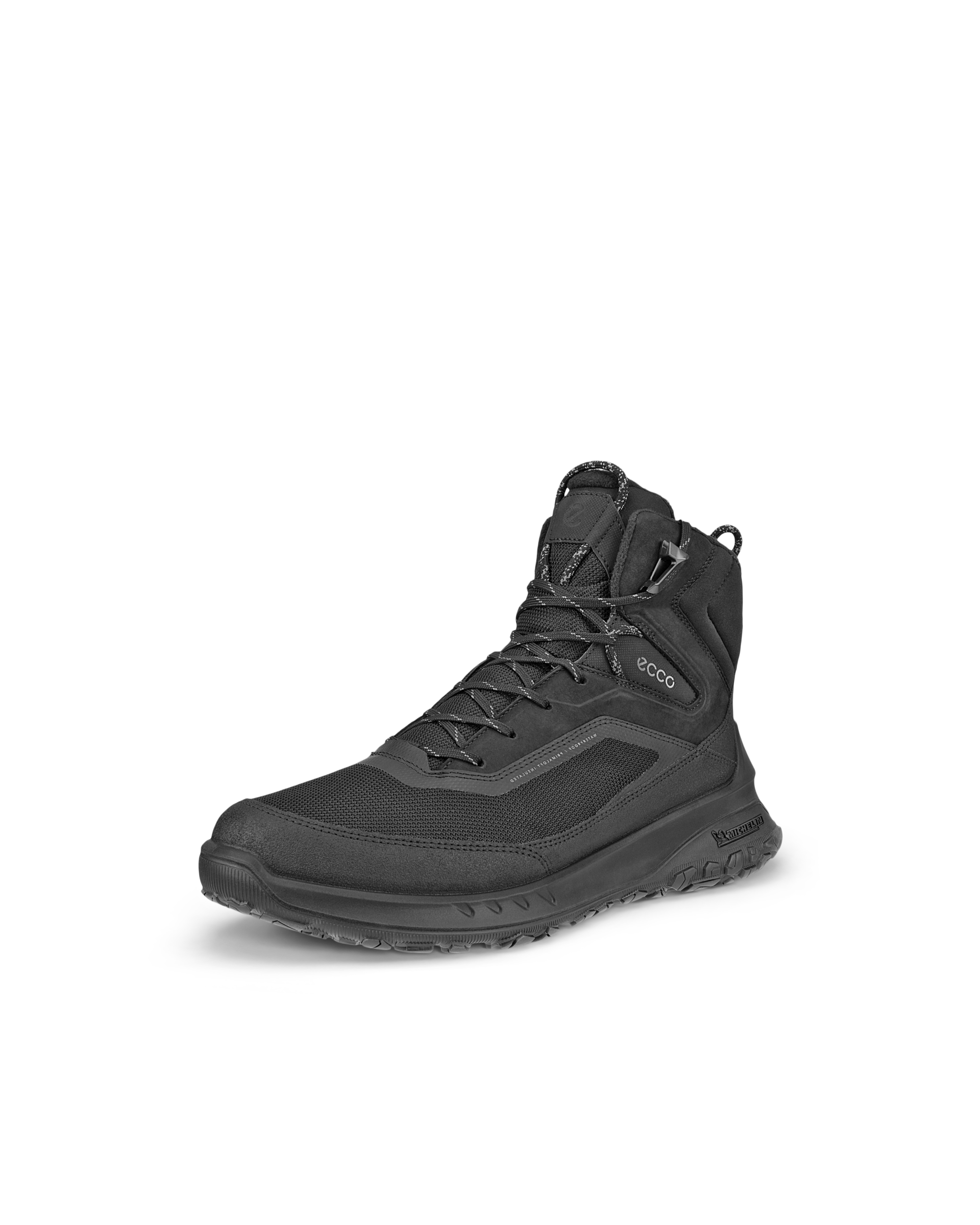 Botas de montaña impermeable de nobuk ECCO® ULT-TRN para hombre - Negro - Main