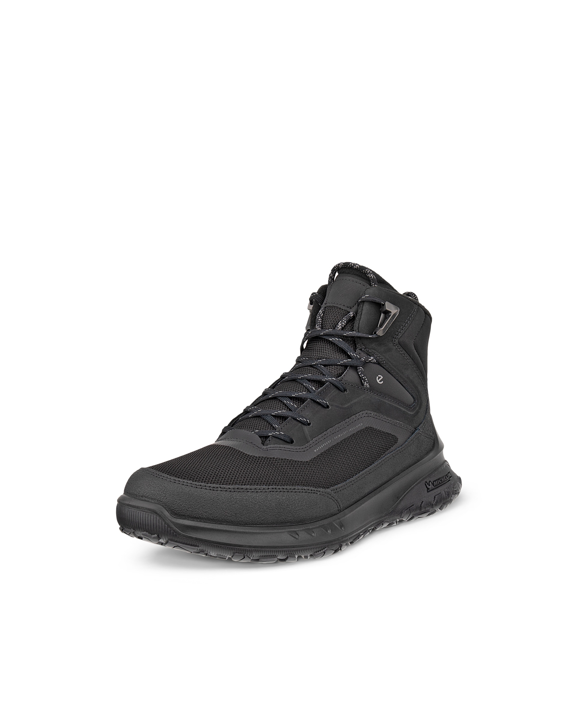 Men's ECCO® ULT-TRN Nubuck Waterproof Hiking Boot - Black - Main