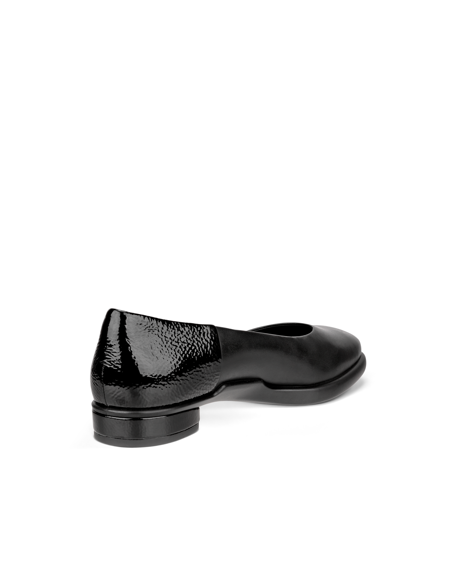 ECCO® Sculpted LX ballerines en cuir pour femme - Noir - Back