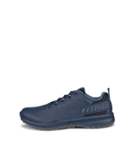 Men's ECCO® Golf S-Hybrid Leather Waterproof Shoe - Blue - Outside