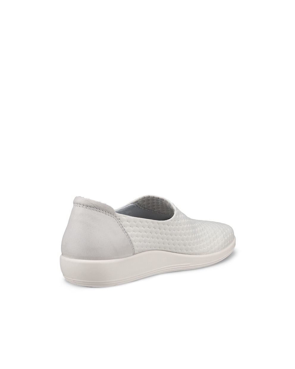 Women's ECCO® Soft 2.0 Textile Slip-On - Grey - Back