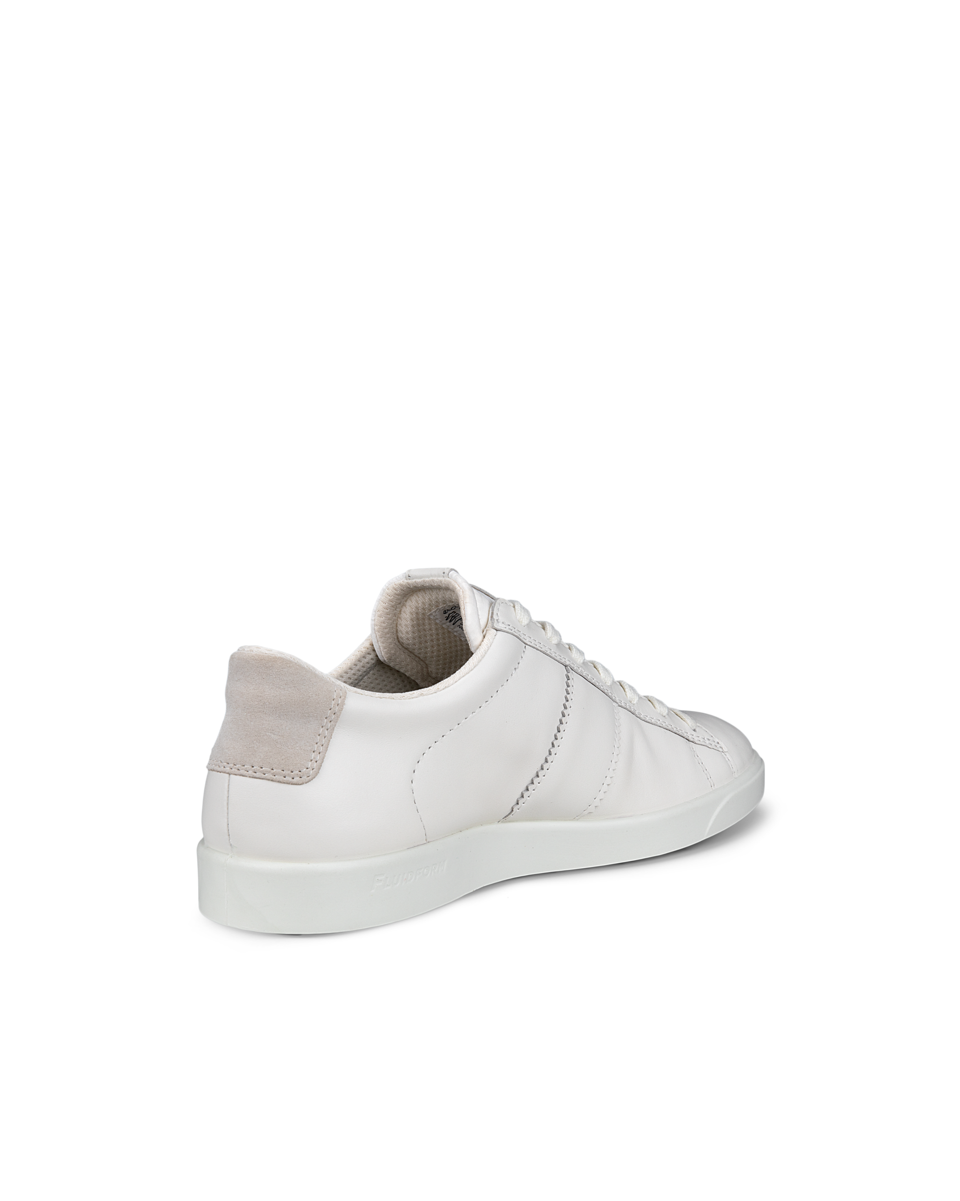 Women's ECCO® Street Lite Leather Sneaker - White - Back