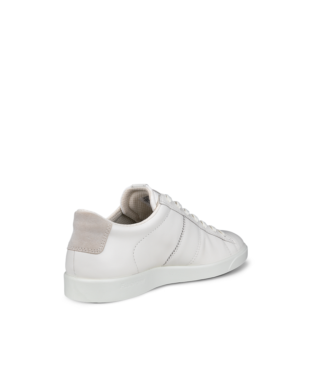 Women's ECCO® Street Lite Leather Sneaker - White - Back