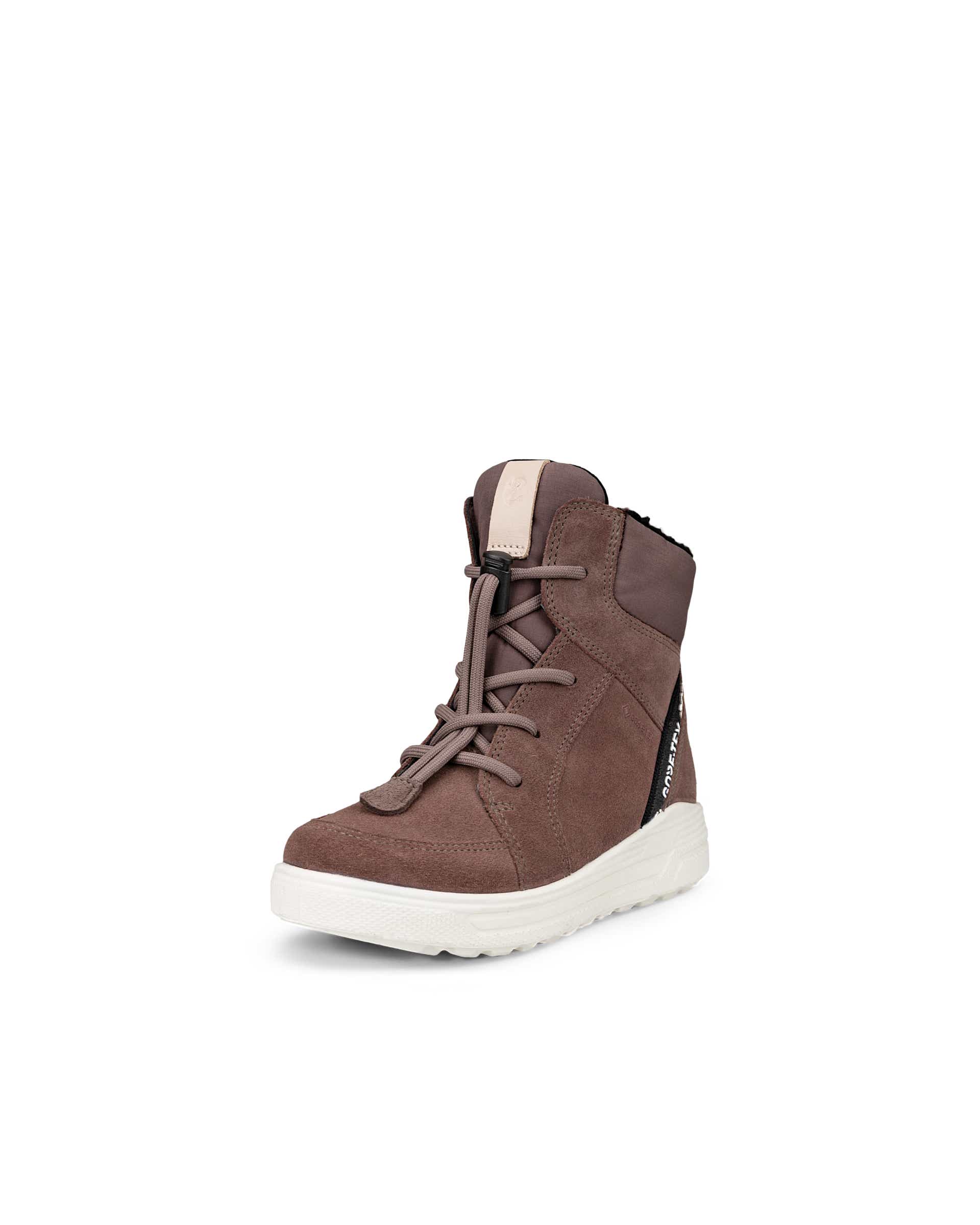 ECCO® Urban Snowboarder dječje zimske čizme od brušene kože Gore-Tex - Purpurna - Main