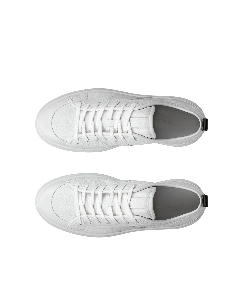 ECCO STREET ACE WOMEN'S SNEAKER - White - Top left pair