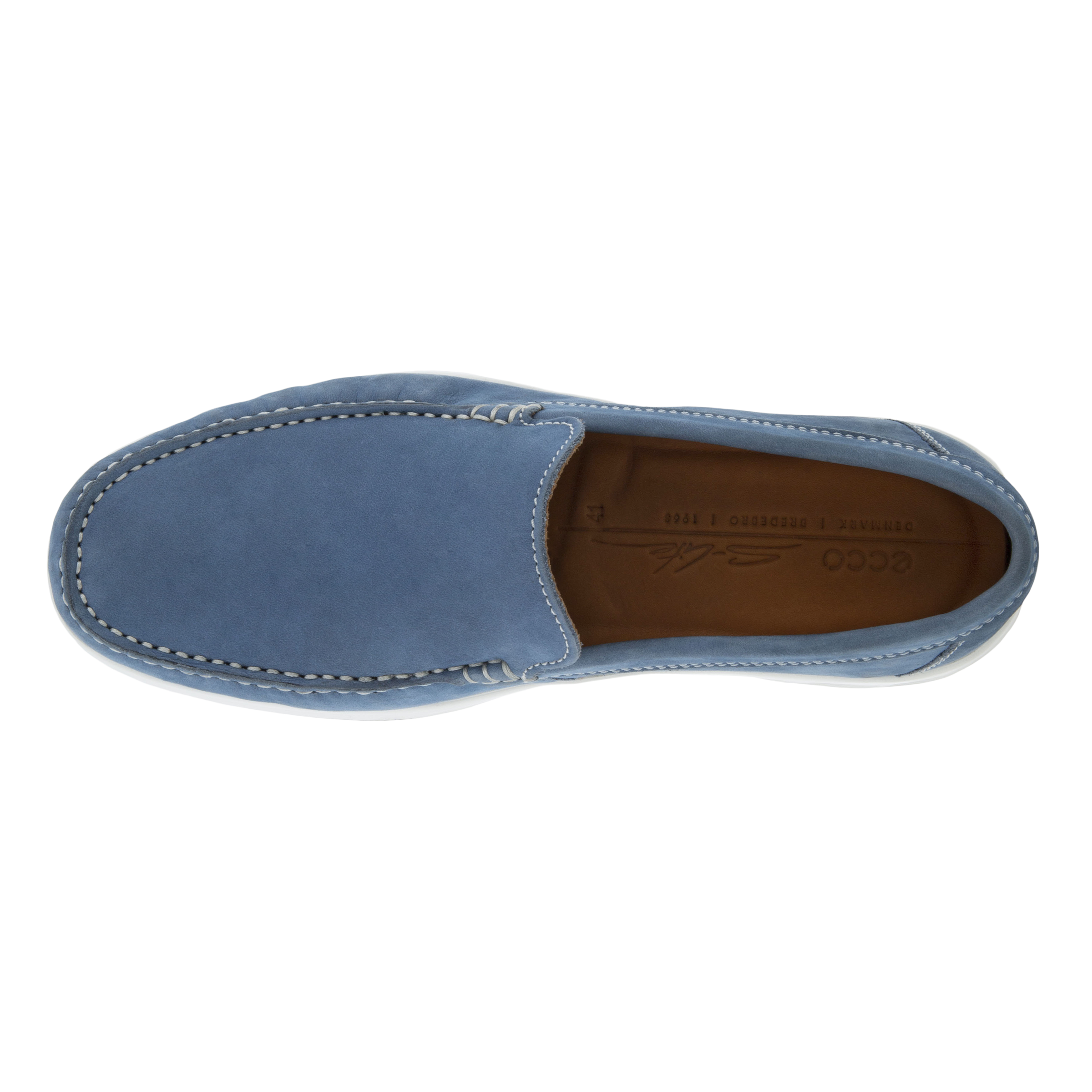 Ecco moc clearance mens blue