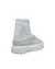 Men's ECCO® Street Ace RAL7000 Leather High-Top Sneaker - White - Back