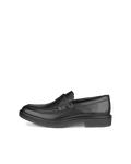 Men's ECCO® Metropole London Leather Moc-Toe Shoe - Black - Outside