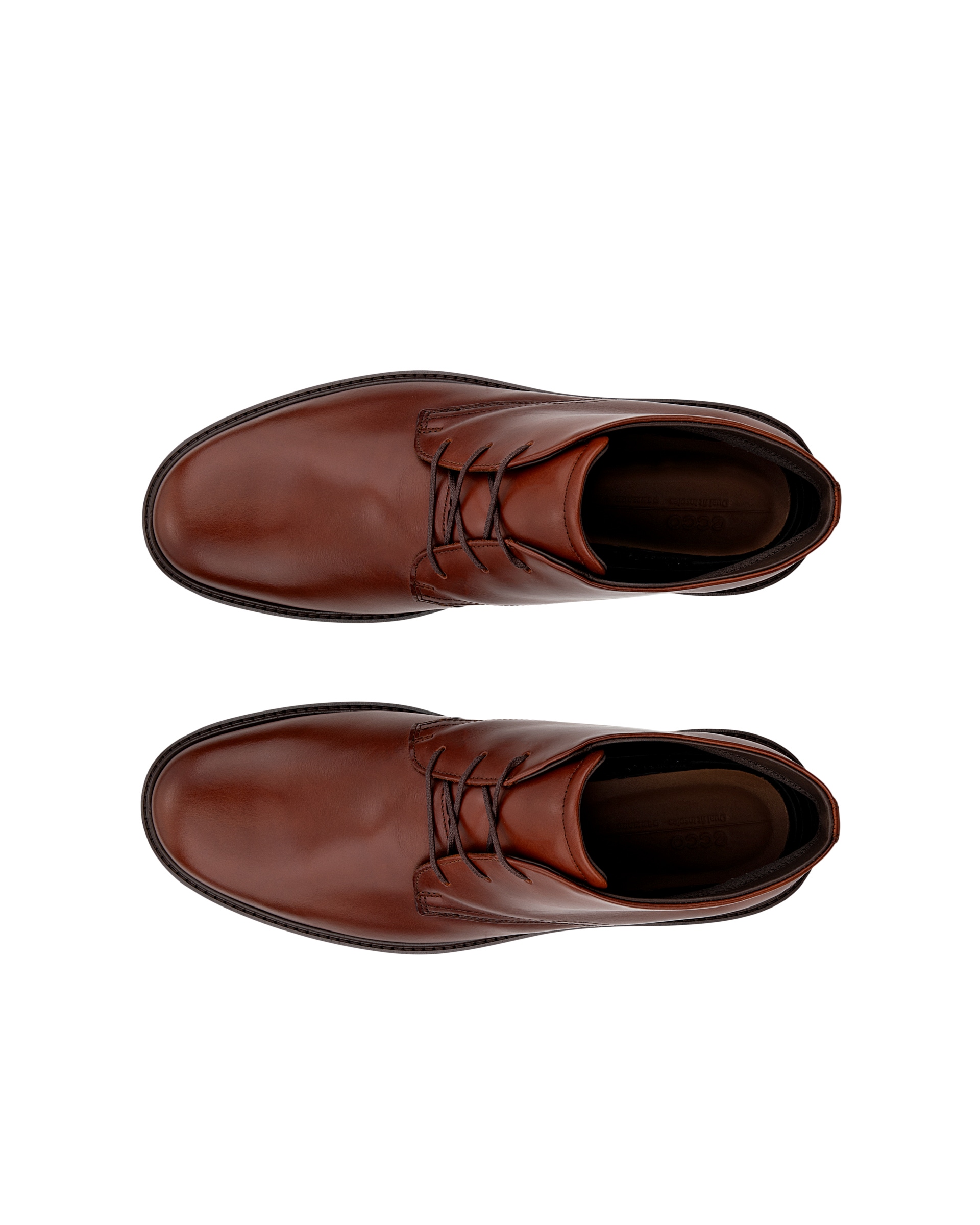 ECCO METROPOLE LONDON MEN'S CHUKKA BOOT - Brown - Top left pair