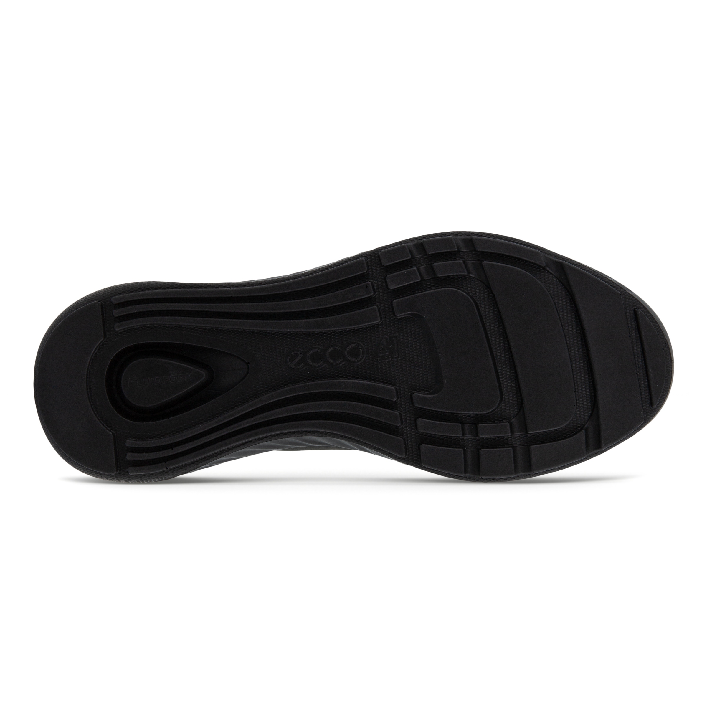 ECCO Men's Ath-1F Sneaker - Black - Sole